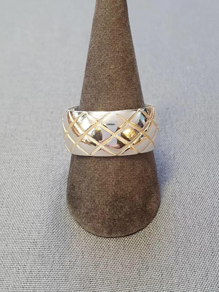 Silverring m mönster 9250788R