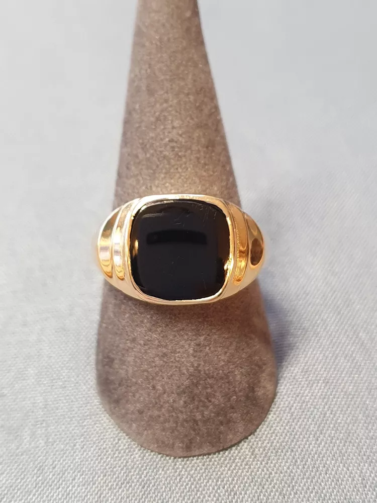 Klackring m onyx 63,0 8,7gr 18K