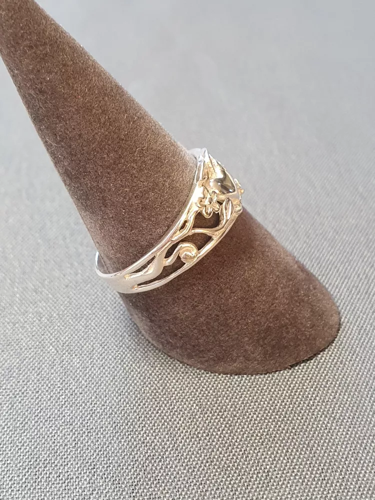 Silverring med hjärta 9250294R