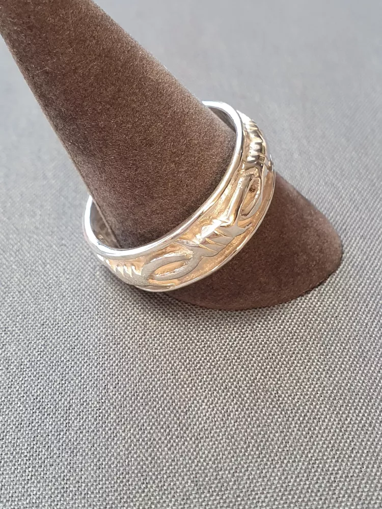 Ring med taggtråds mönster 9250538-1R