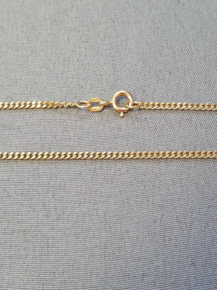 Pansar halsband 42,5cm 6,3gr 18K