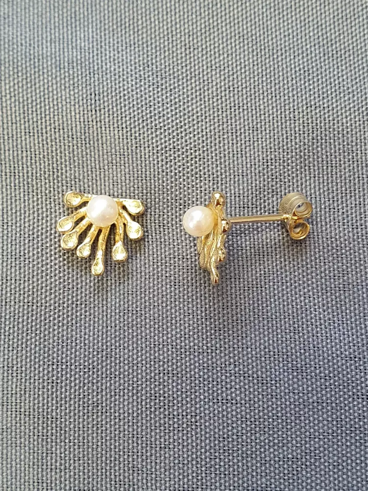Pärlörhängen 18K 180129Ö