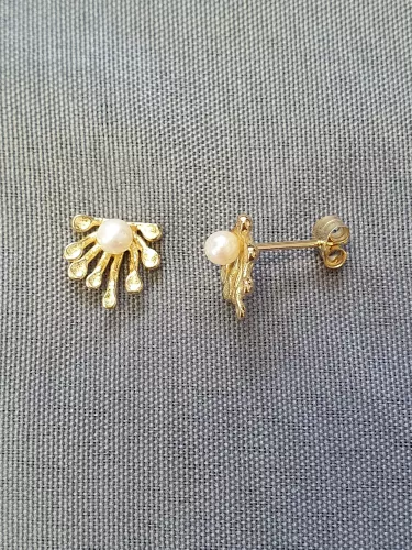 Pärlörhängen 18K 180129Ö