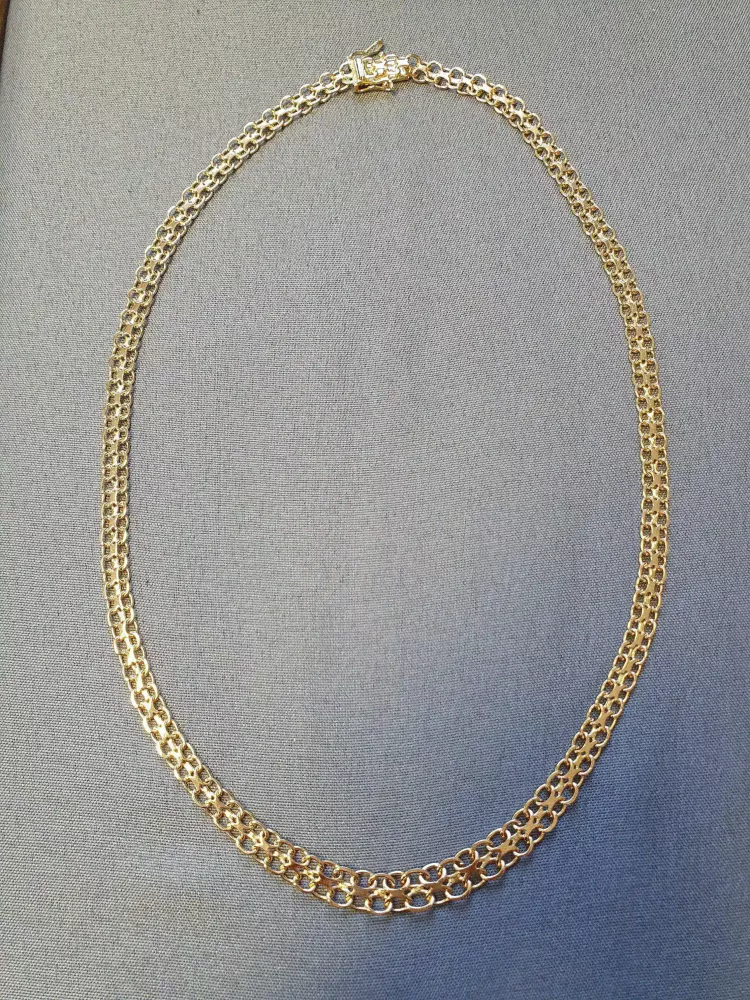 X-länk halsband doserat 44,5cm 16,9gr 18K