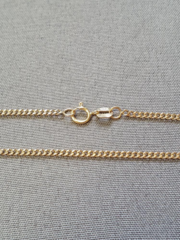 Pansar halsband 49cm 4,9gr 18K