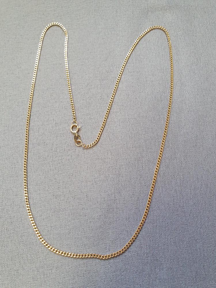 Pansar halsband 49cm 4,9gr 18K