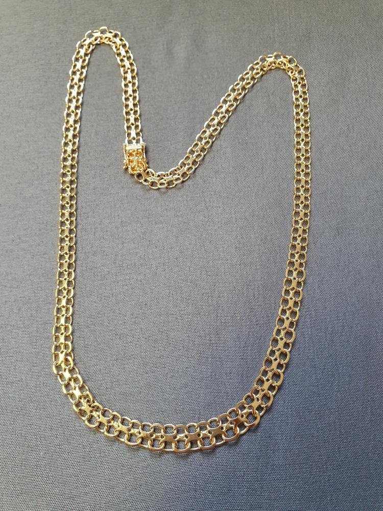 X-länk halsband doserat 48,5cm 20,8gr 18K