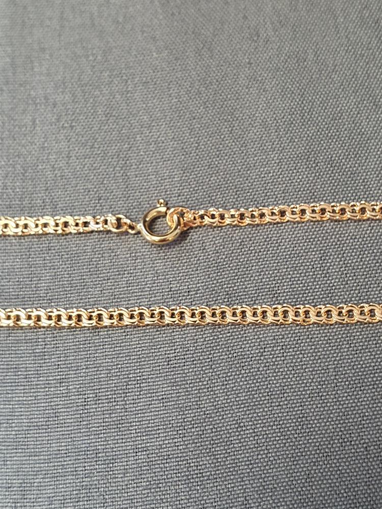 Bismarck halsband, rak 40cm 5,4gr 18K