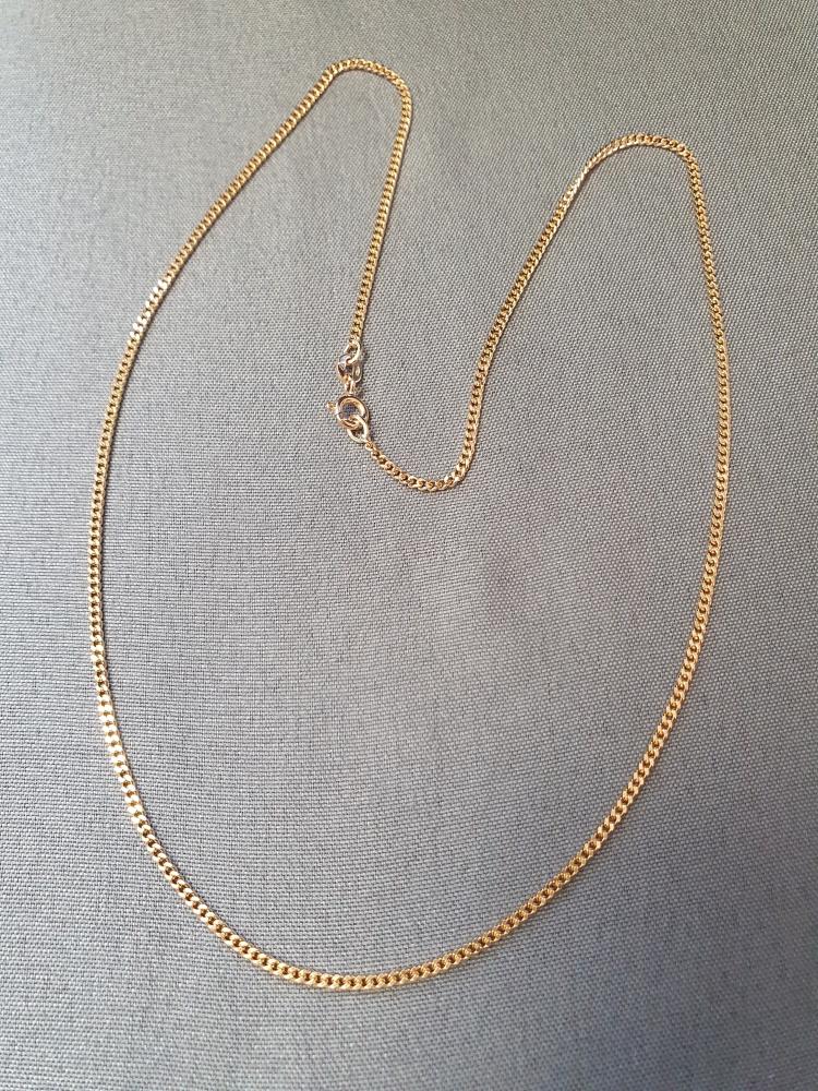 Pansar halsband 45cm 5,2gr 18K