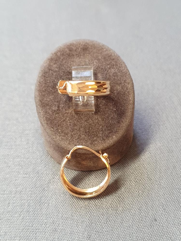 Creolörhängen 1,2gr 18K