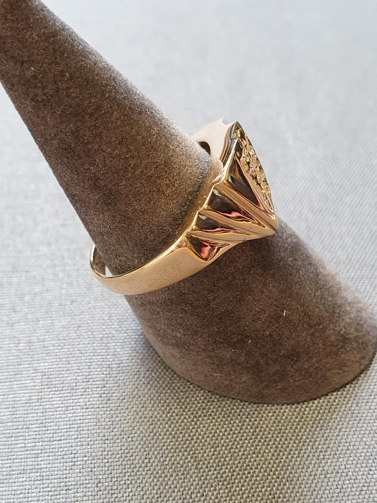 Ring m mönster 57,0 5,6gr 18K