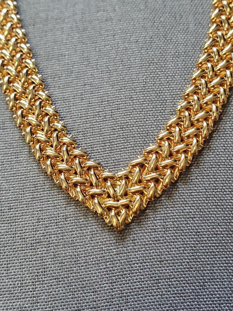 Halsband V-länk 50cm 40,0gr 18K
