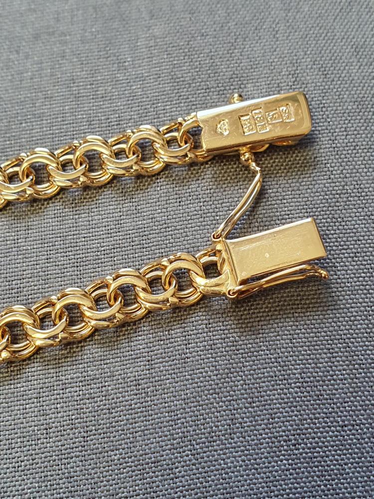 Bismarck armband 19cm 13,2gr 18K