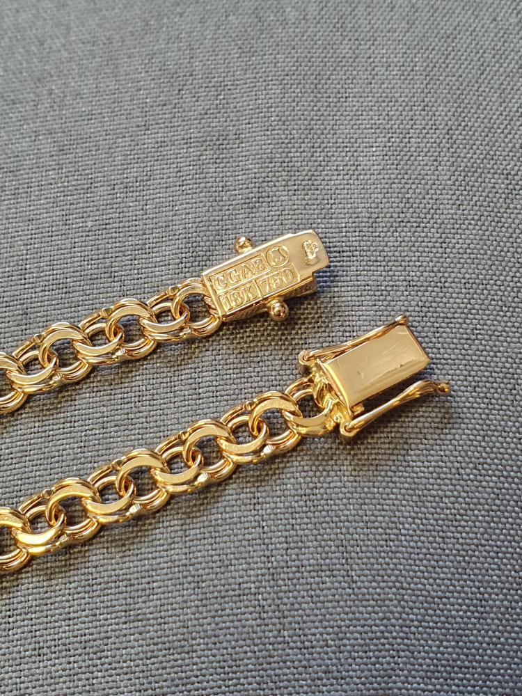Bismarck armband 20,5cm 11,1gr 18K