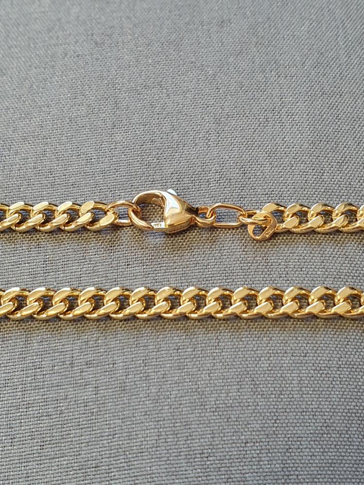 Pansar halsband 51cm 39,8gr 18K