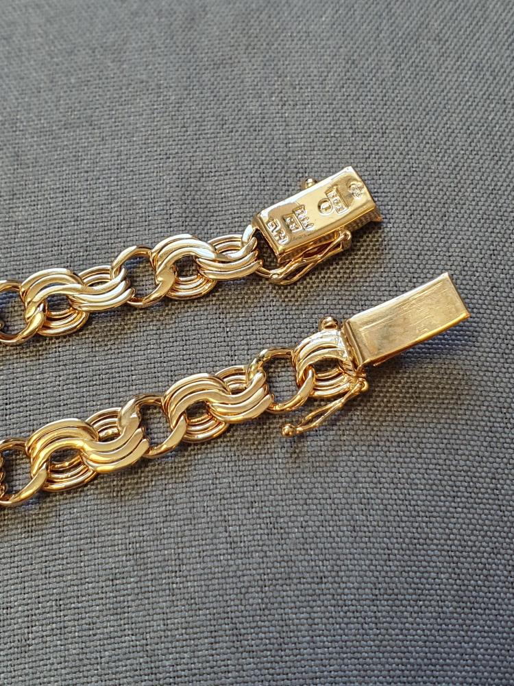 Fantasi armband 17,5cm 12,5gr 18K