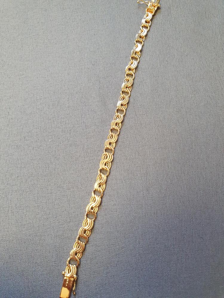 Fantasi armband 17,5cm 12,5gr 18K