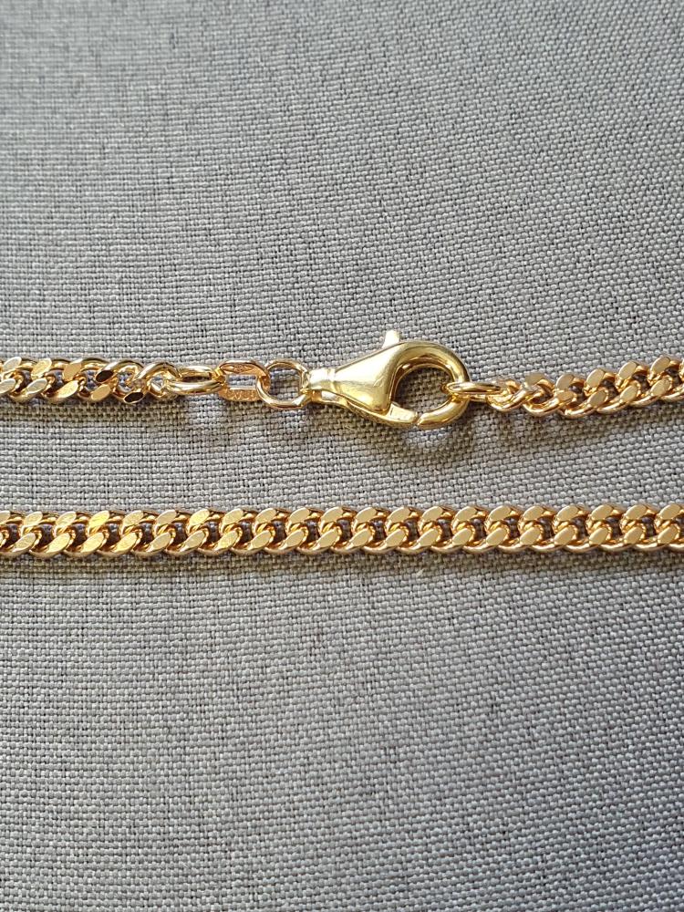 Pansar halsband 49cm 24,4gr 18K