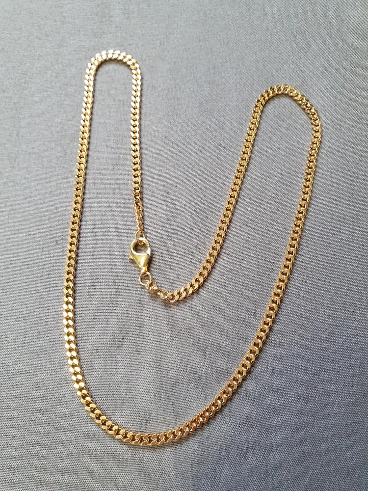 Pansar halsband 49cm 24,4gr 18K