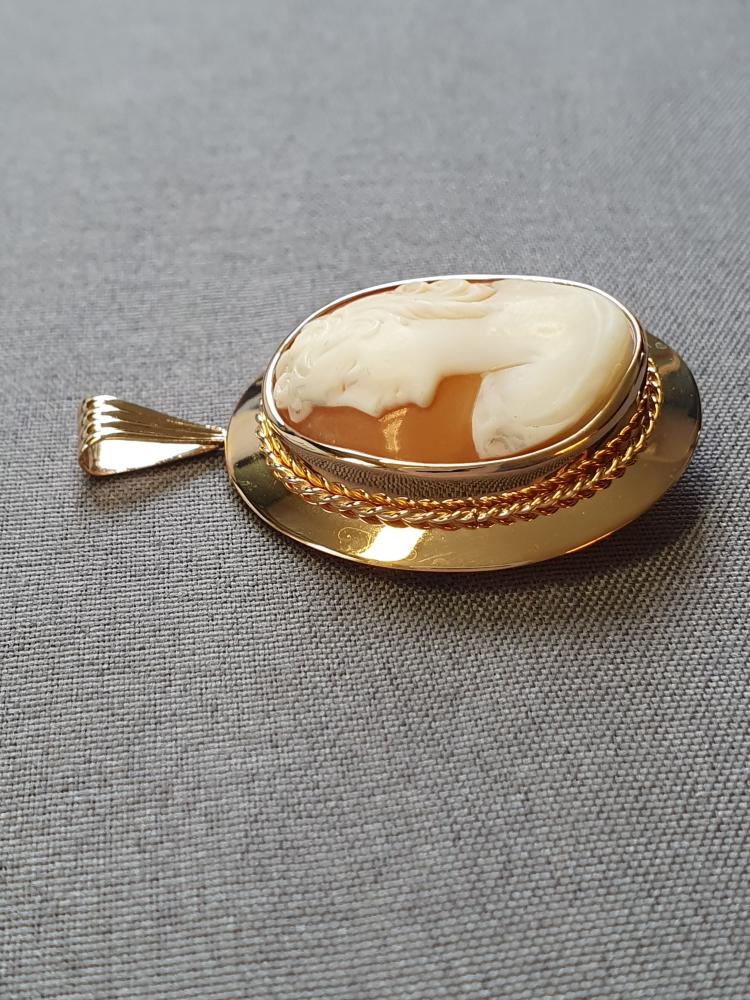 Camébrosch/hänge 6,6gr 18K