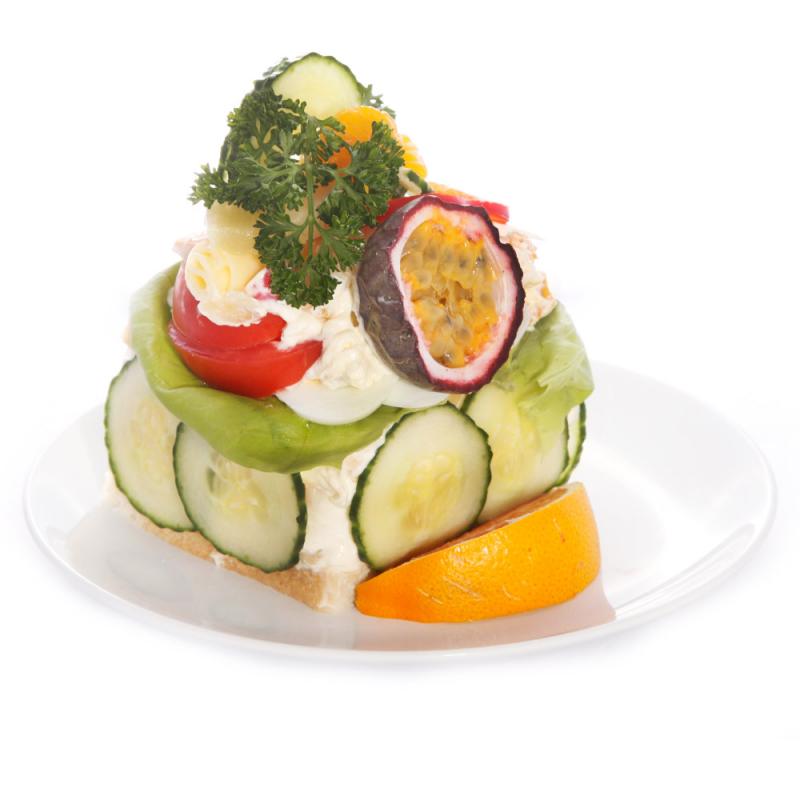 Smörgåsbakelse, vegetarisk