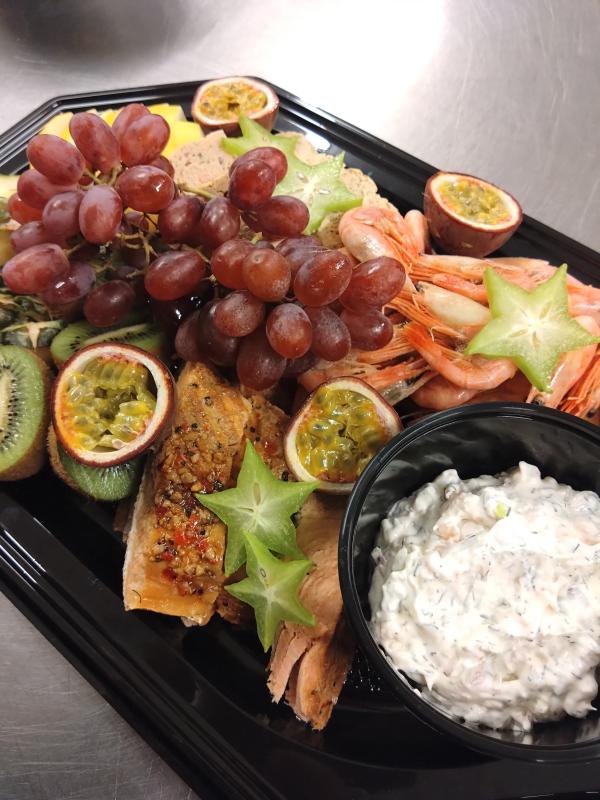 Fisk och skaldjur bricka