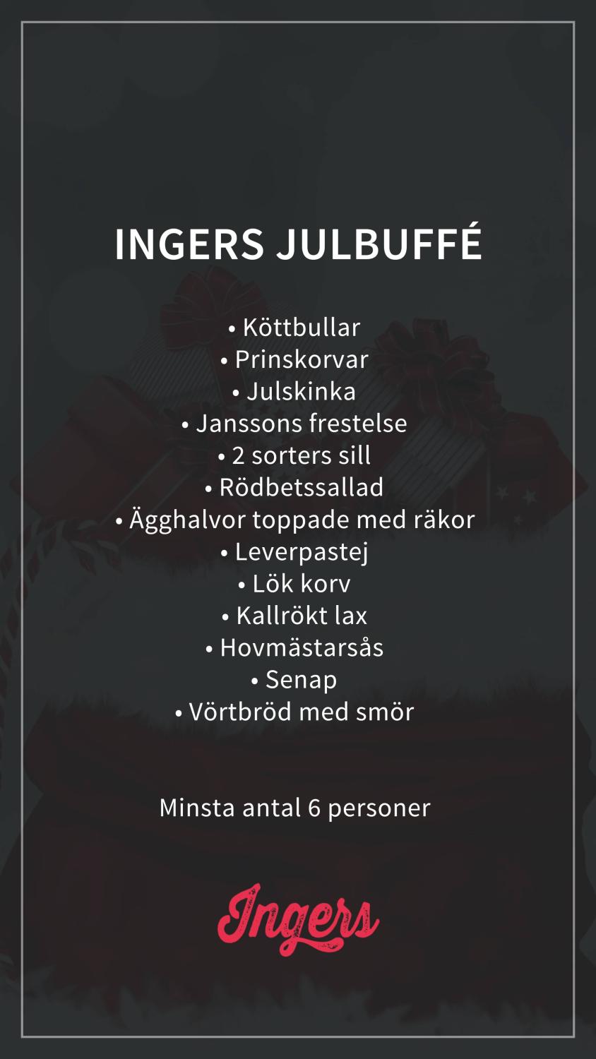 Julbuffé Catering