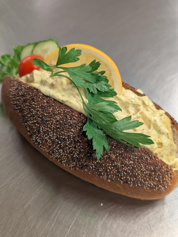 Baguette med kycklingröra