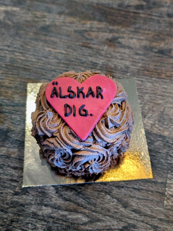 Alla hjärtans dag tårta