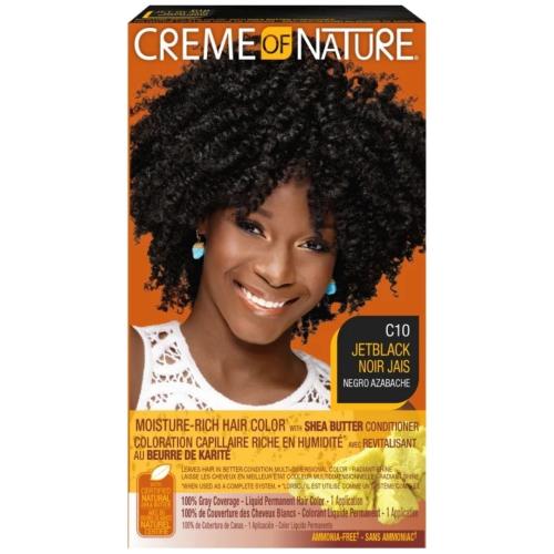 Creme of Nature Hair Color #C10 Jet Black