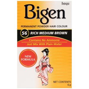 Bigen Powder Hair Colour #56 Rich Medium Brown