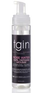 TGIN Rosewater Curl Defining Mousse 236ml