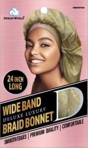 DREAM WORLD WIDE BAND BRAID BONNET GOLD  #DRE174TGD