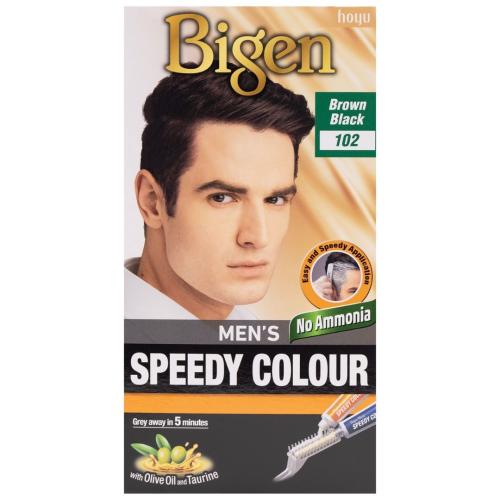 Bigen Men's Speedy Hair Colour #102 Brown Black