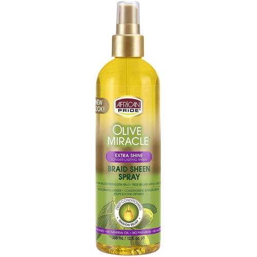 African Pride Olive Miracle Extra Shine Braid 355ml