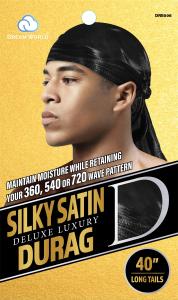 Dream World Durag Smooth & Thick Black