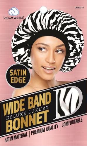 DREAM WORLD WIDE BAND BRAID SATIN EDGE ZEBRA