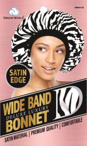 DREAM WORLD WIDE BAND BRAID SATIN EDGE ZEBRA
