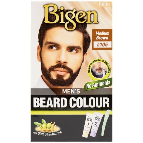 Bigen Men's Beard Colour #B105 Medium Brown