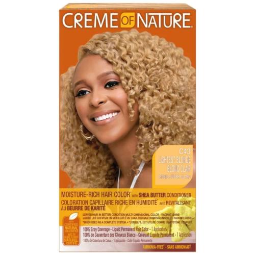Creme of Nature Hair Color #C43 Lightest Blonde