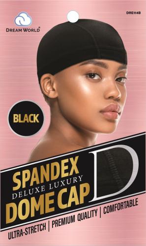Dream World Spandex Dome Cap Black