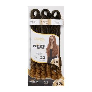 Cherish Spiral French Curl 3x Pre-stretched 22" Colour: 3T1B3027