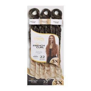 Cherish Spiral French Curl 3x Pre-stretched 22" Colour: 3T1B27613