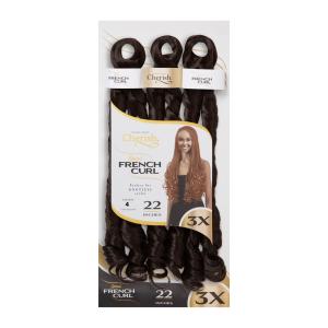 Cherish Spiral French Curl 3x Pre-stretched 22" Colour: 4