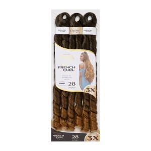 Cherish Spiral French Curl 3x Pre-stretched 28" Colour: 3T1B3027