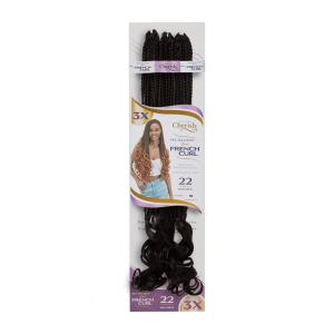 Cherish Spiral French Curl 3x Pre-Braided 22" Colour: 1B
