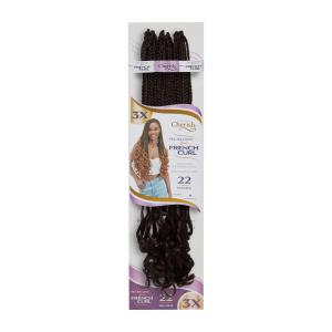 Cherish Spiral French Curl 3x Pre-Braided 22" Colour: 4