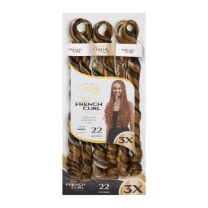 Cherish Spiral French Curl 3x Pre-stretched 22" Colour: BlackGold