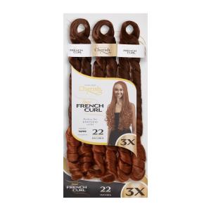 Cherish Spiral French Curl 3x Pre-stretched 22" Colour: TCopper