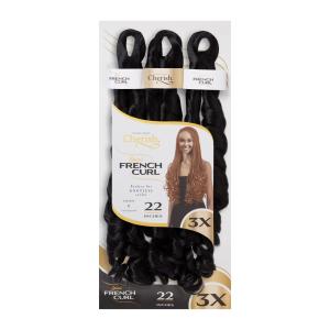 Cherish Spiral French Curl 3x Pre-stretched 22" Colour: 1